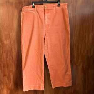 EUC Madewell Curvy Slim Emmett Wide-Leg
Crop Cotton Pants | Women’s 34 (18W)